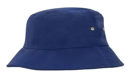 Headwear Bucket Hat With Sandwich Trim Brushed Heavy Sports Twill *no Sandwich* X12 Headwear Professionals